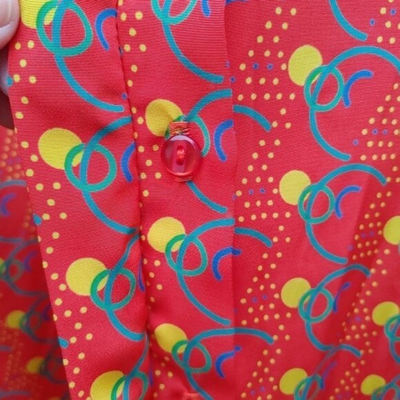 RARE 1988 VINTAGE XV Calgary Olympic Winter Games Blouse + Skirt Set CAMBRIDGE - Picture 4 of 10